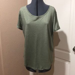 Oversized green T-shirt